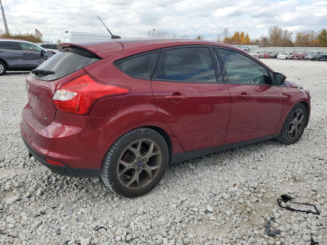 2014 Ford Focus VIN 1FADP3K25EL188684 Copart auction photo, front end damage thumbnail 3