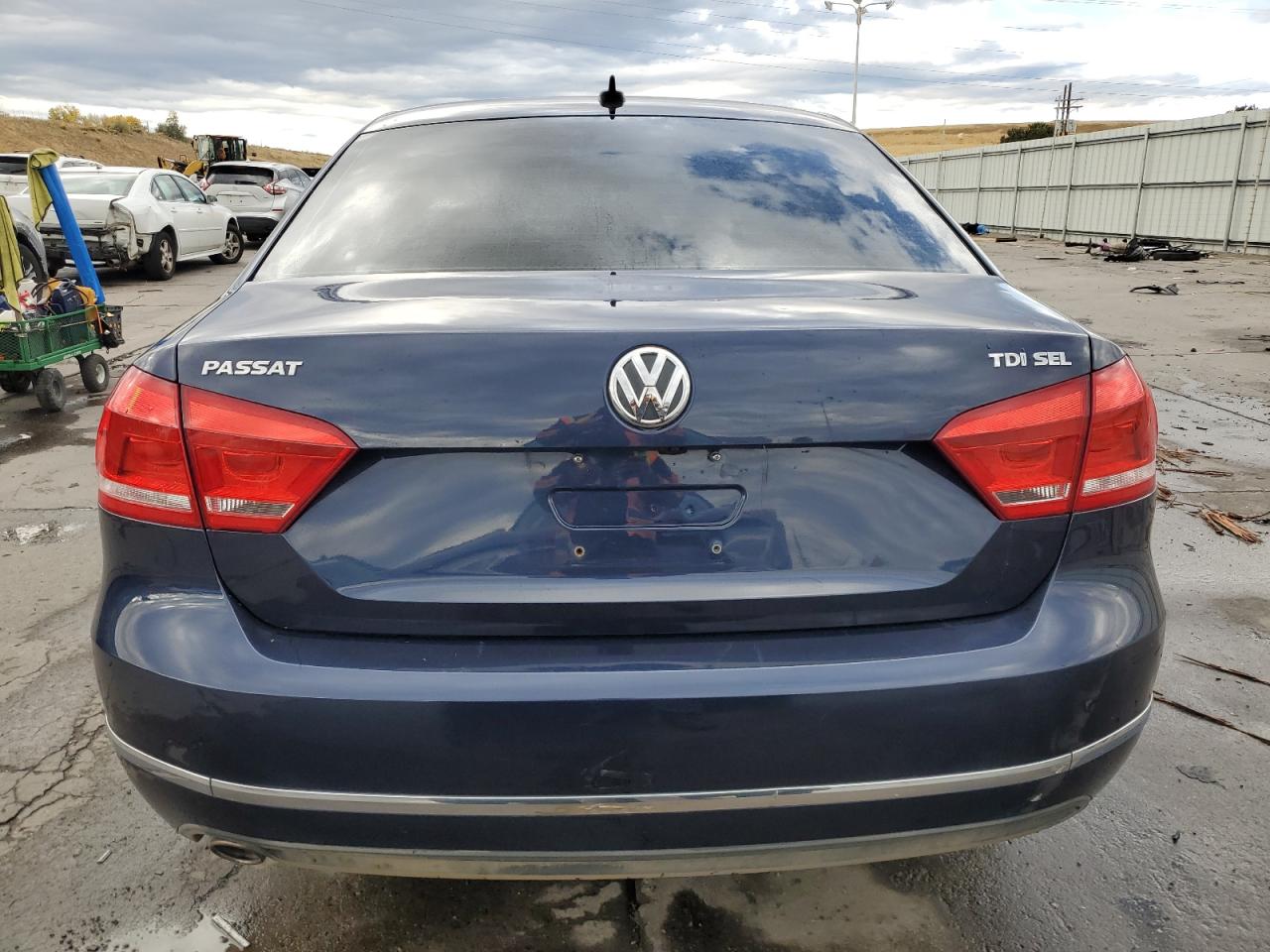 2014 Volkswagen Passat VIN 1VWCN7A30EC080628 Copart auction photo, hail damage thumbnail 6