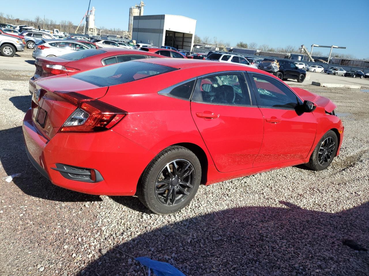 2017 Honda Civic VIN 2HGFC2F56HH557732 Copart auction photo, front end / mechanical damage thumbnail 3