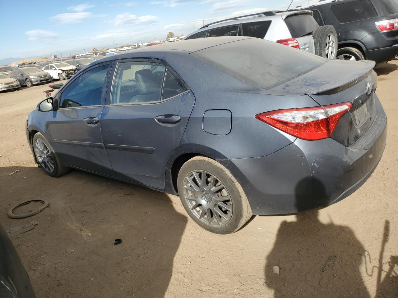2014 Toyota Corolla VIN 2T1BURHE5EC114302 Copart auction photo, side damage thumbnail 2