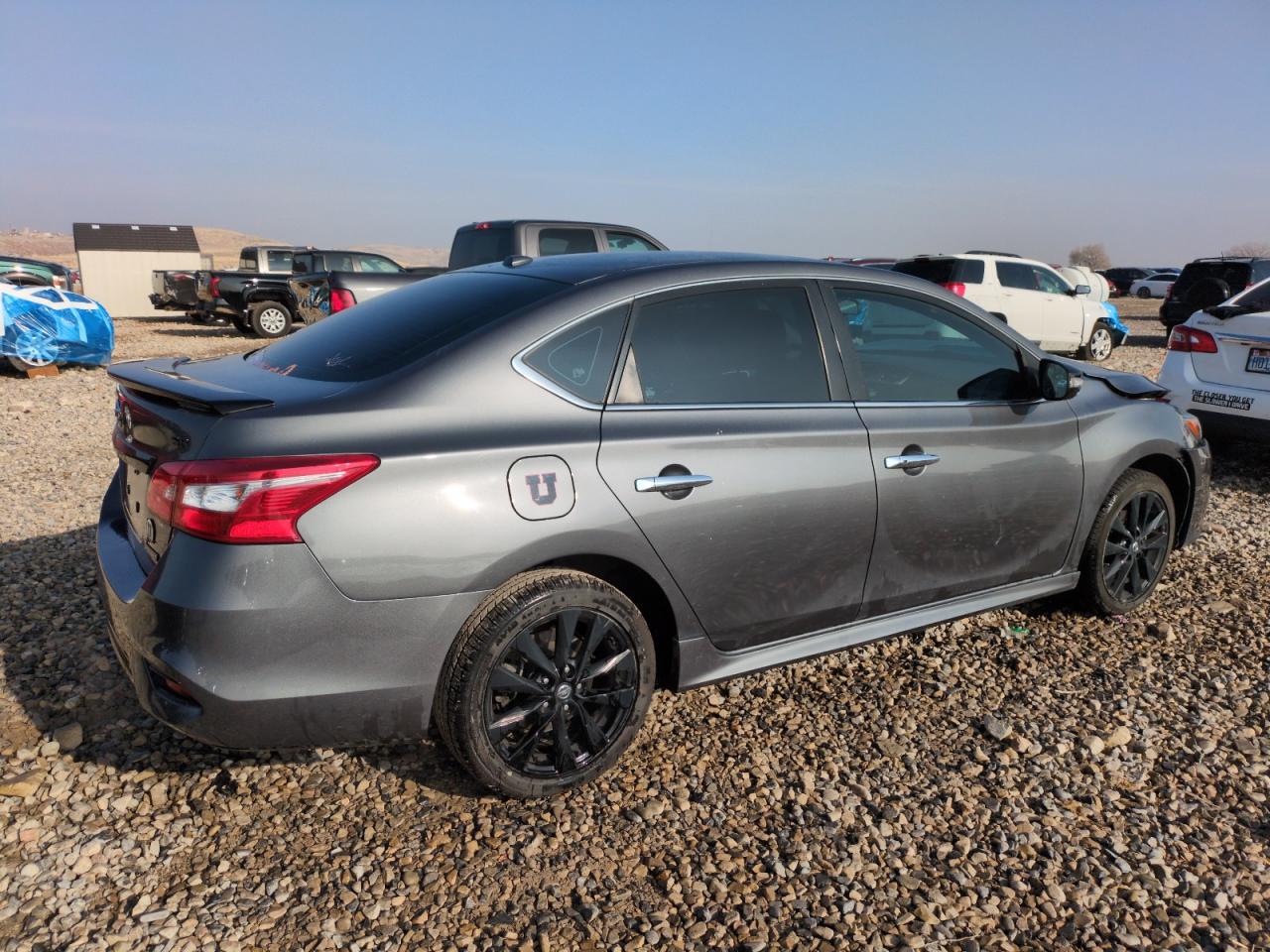 2018 Nissan Sentra VIN 3N1AB7AP8JY318381 Copart auction photo, front end damage thumbnail 3