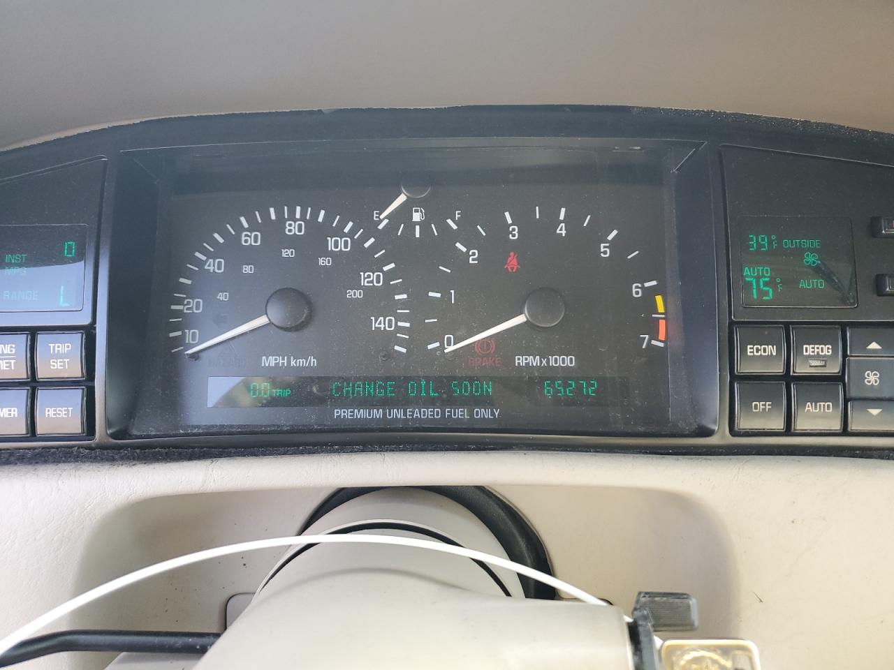 1995 Cadillac Eldorado VIN 1G6ET1297SU620146 Copart auction photo, mechanical damage thumbnail 9