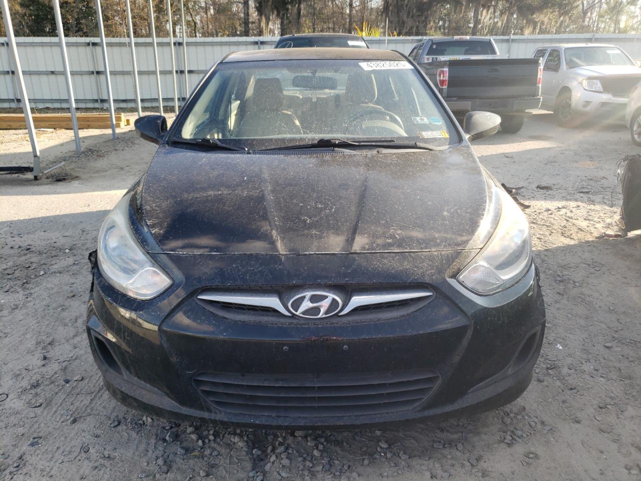 2013 Hyundai Accent VIN KMHCT4AE9DU561703 Copart auction photo, front end damage thumbnail 5