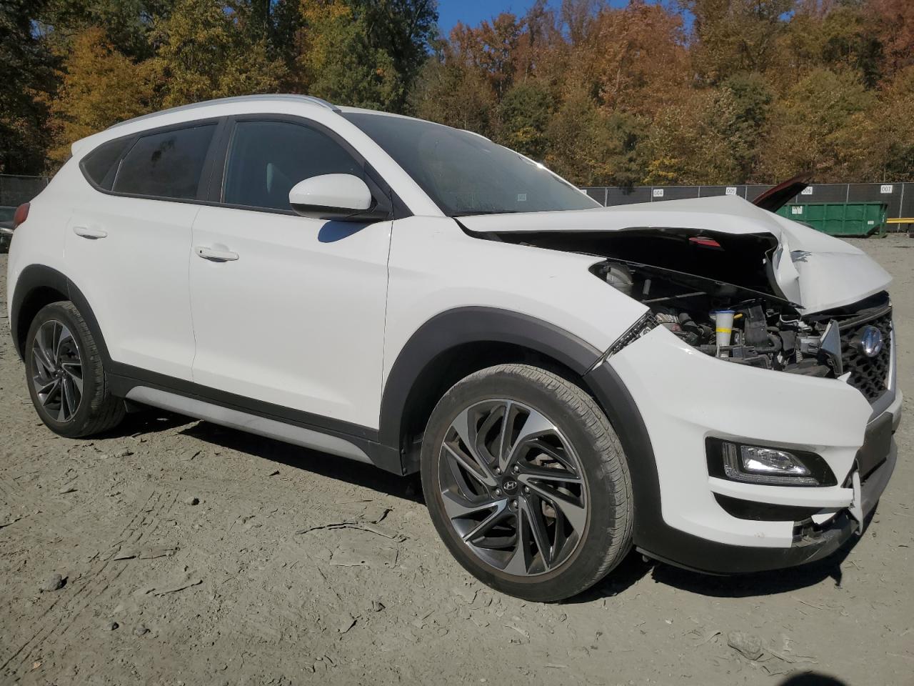 2020 Hyundai Tucson VIN KM8J3CAL1LU114619 Copart auction photo, front end damage thumbnail 4