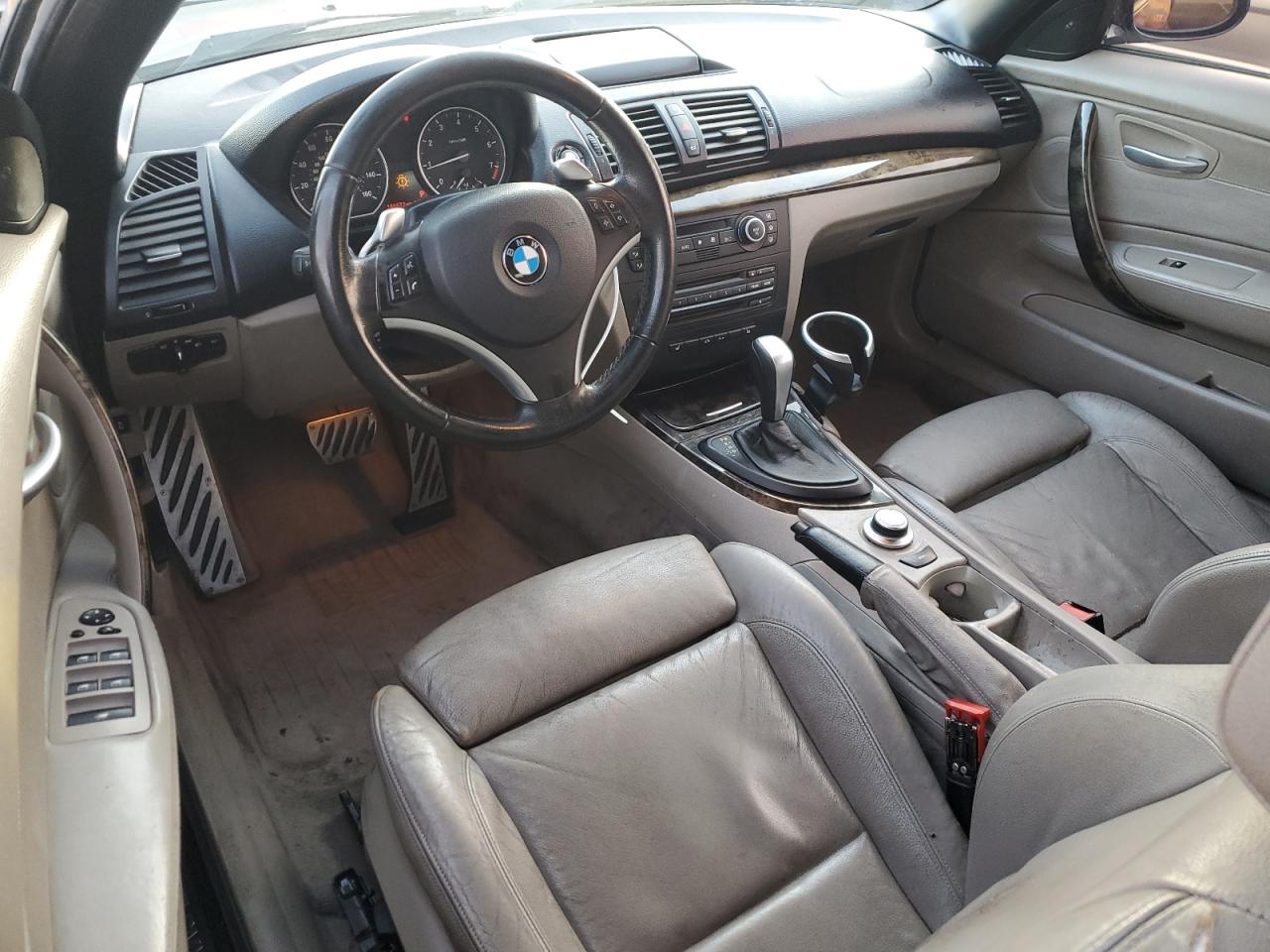 2008 BMW 1er VIN WBAUL73528VE88097 Copart auction photo, all over / front end damage thumbnail 8