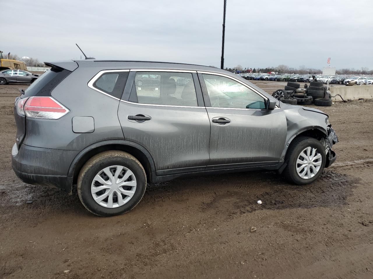 2016 Nissan Rogue VIN JN8AT2MV8GW132223 Copart auction photo, front end / rear end damage thumbnail 3