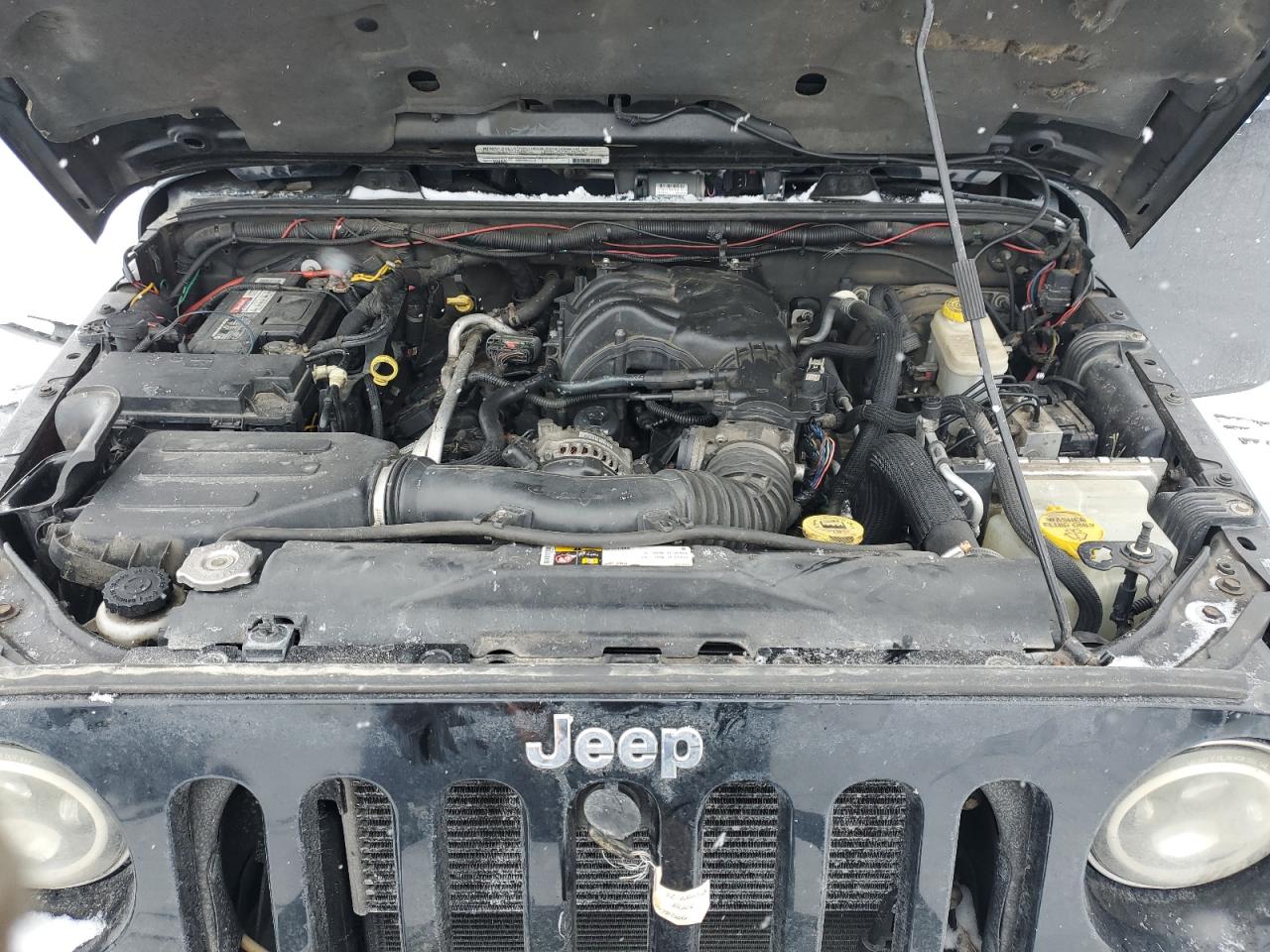 2012 Jeep Wrangler VIN 1C4BJWEGXCL278566 Copart auction photo, all over damage thumbnail 11
