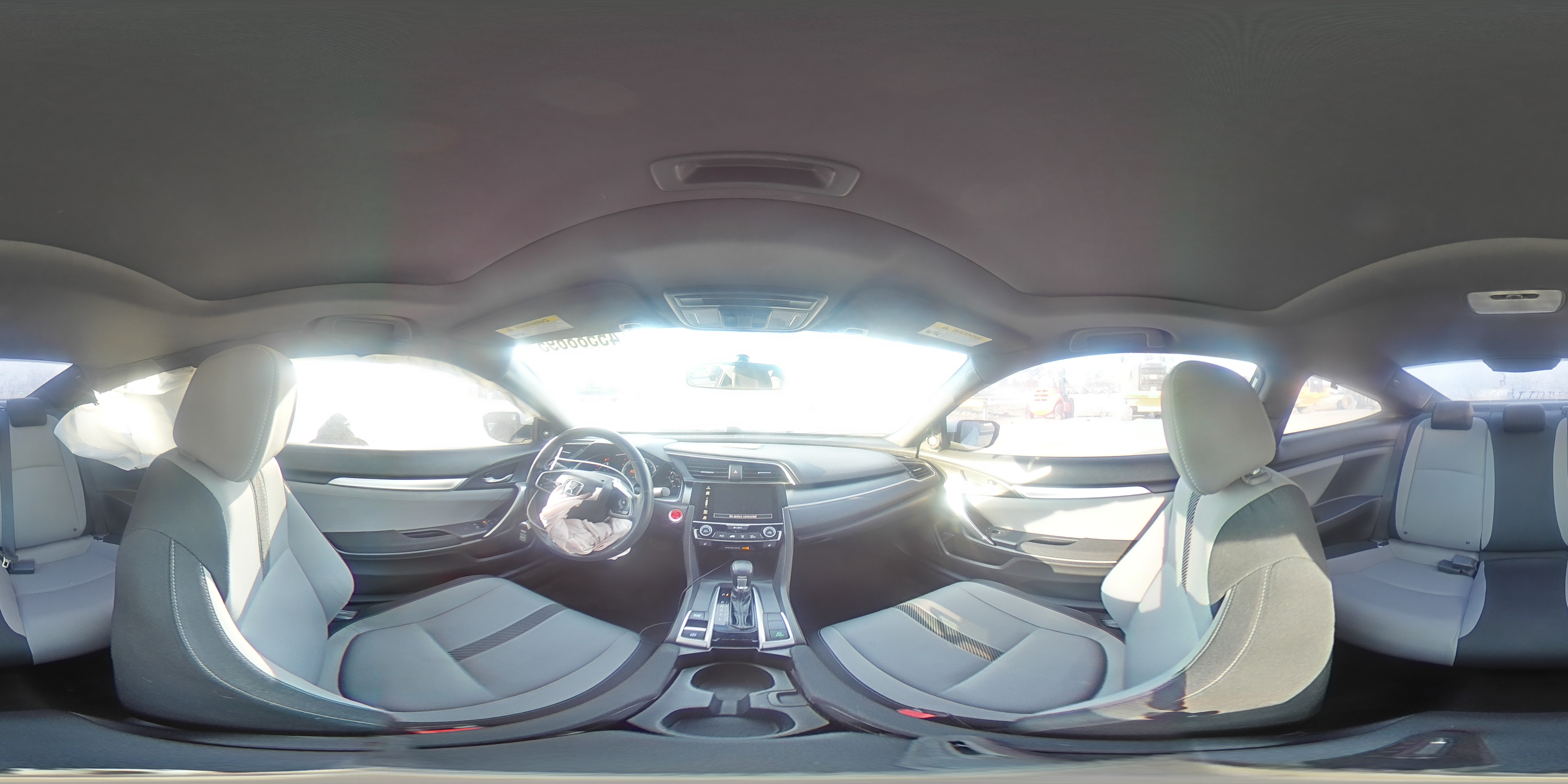2018 Honda Civic VIN 2HGFC3B37JH351352 Copart auction photo, front end damage thumbnail 12