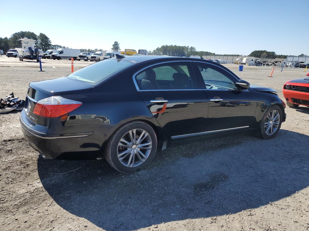 2010 Hyundai Genesis VIN KMHGC4DF6AU072094 Copart auction photo, front end damage thumbnail 3