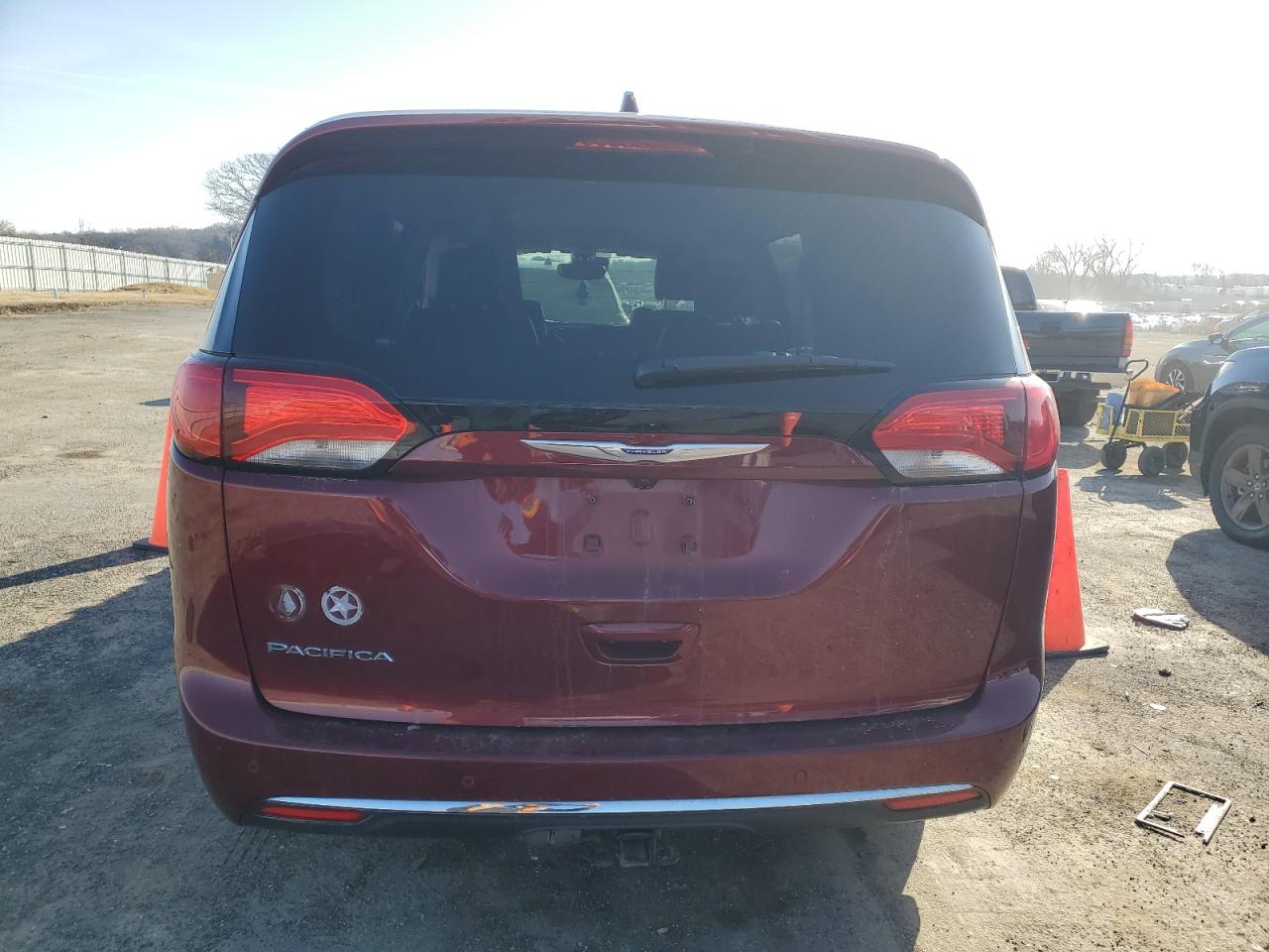 2020 Chrysler Pacifica VIN 2C4RC1EG9LR273295 Copart auction photo, front end / side damage thumbnail 6