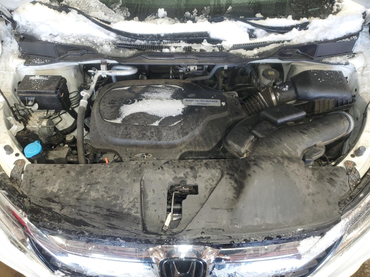 2018 Honda Odyssey VIN 5FNRL6H95JB016718 Copart auction photo, front end / undercarriage damage thumbnail 12