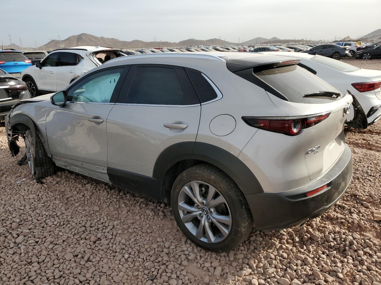 2023 Mazda CX-30 VIN 3MVDMBBM7PM527332 Copart auction photo, front end / rear end damage thumbnail 2