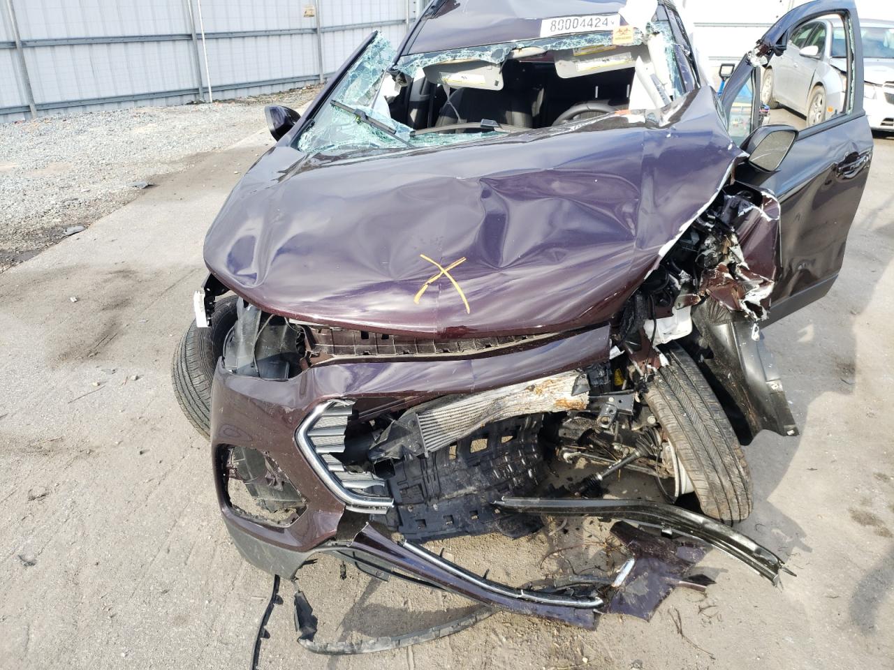 2022 Chevrolet Trax VIN KL7CJPSM6NB500918 Copart auction photo, all over damage thumbnail 13