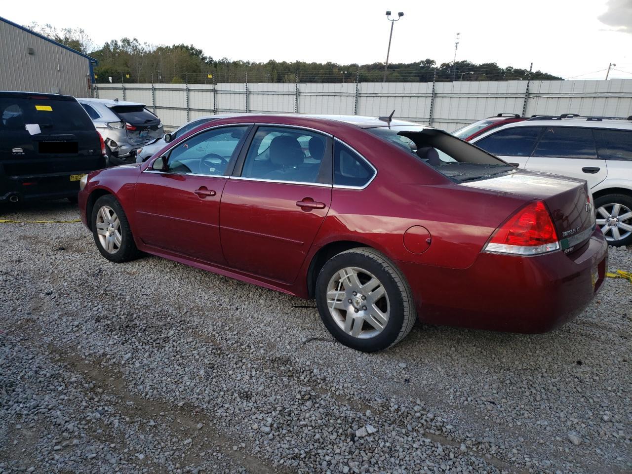 2011 Chevrolet Impala VIN 2G1WB5EK9B1216893 Copart auction photo, rear end / side damage thumbnail 2