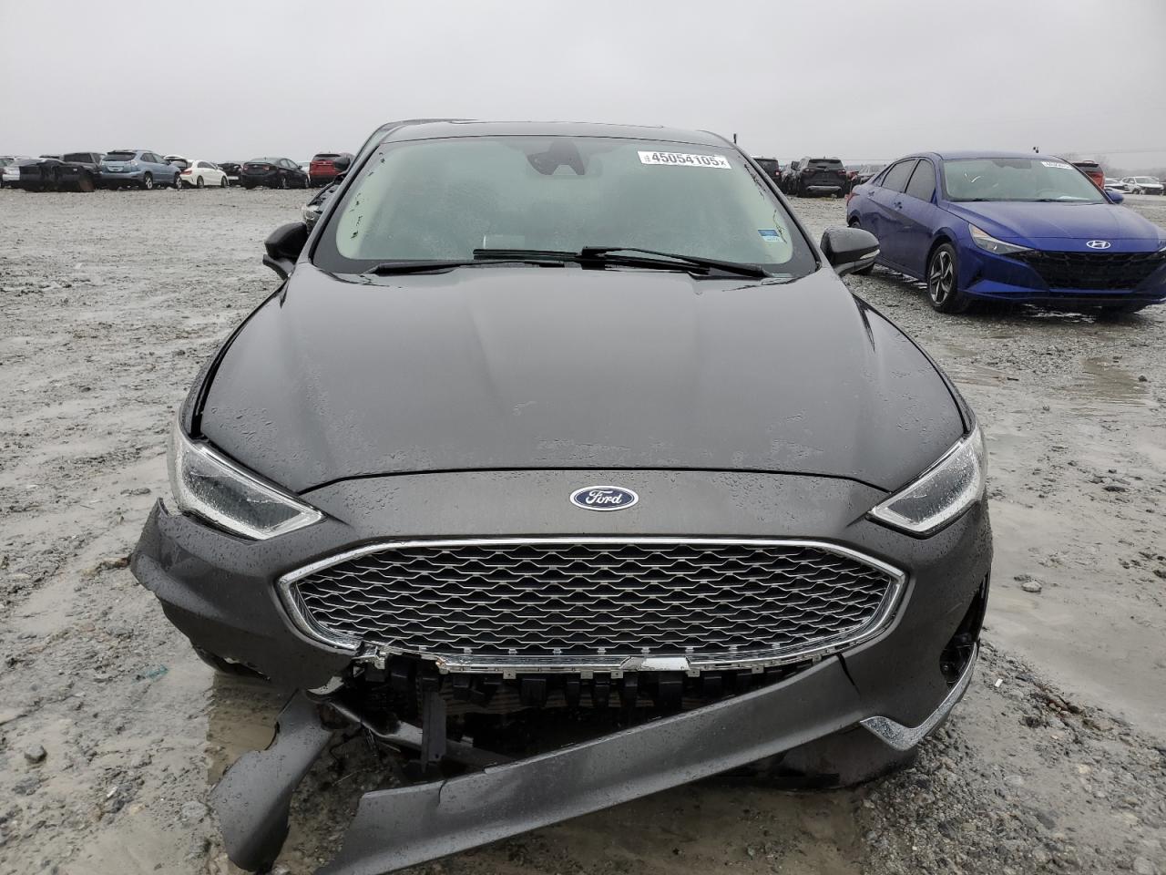 2020 Ford Fusion VIN 3FA6P0D93LR175786 Copart auction photo, front end / side damage thumbnail 5
