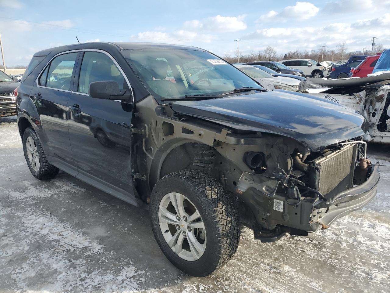 2017 Chevrolet Equinox VIN 2GNALBEK2H1542760 Copart auction photo, front end damage thumbnail 4