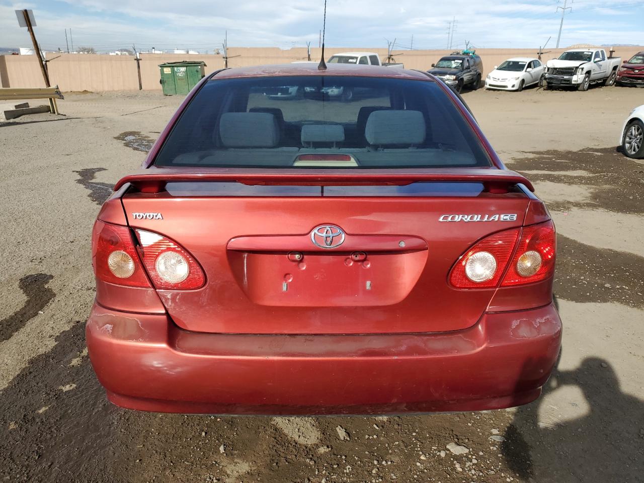 2008 Toyota Corolla VIN 1NXBR32E48Z967350 Copart auction photo, side damage thumbnail 6