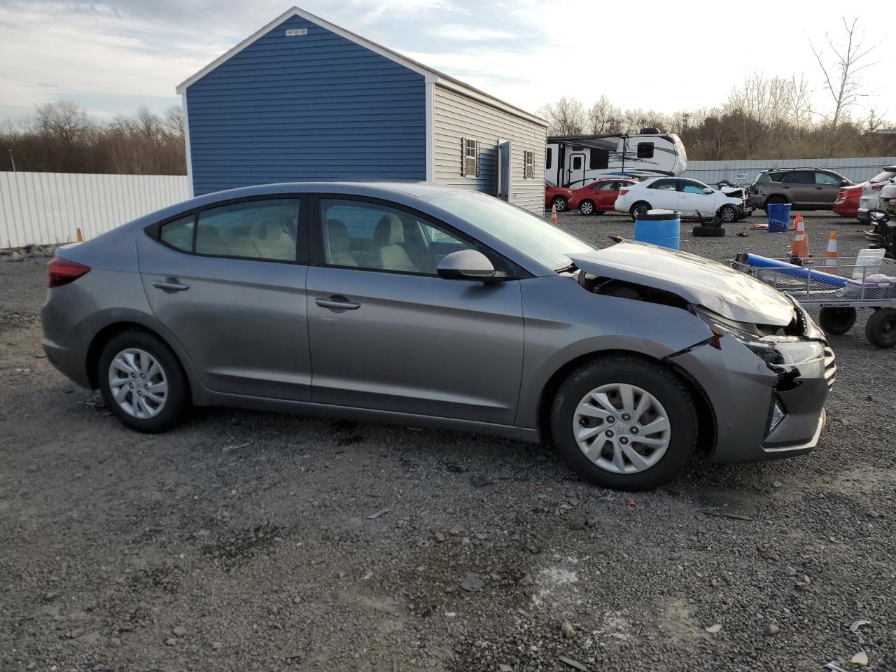 2019 Hyundai Elantra VIN 5NPD74LF4KH432021 Copart auction photo, front end damage thumbnail 4