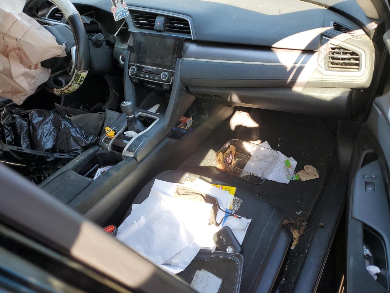 2018 Honda Civic VIN 2HGFC1E38JH646248 Copart auction photo, all over damage thumbnail 8