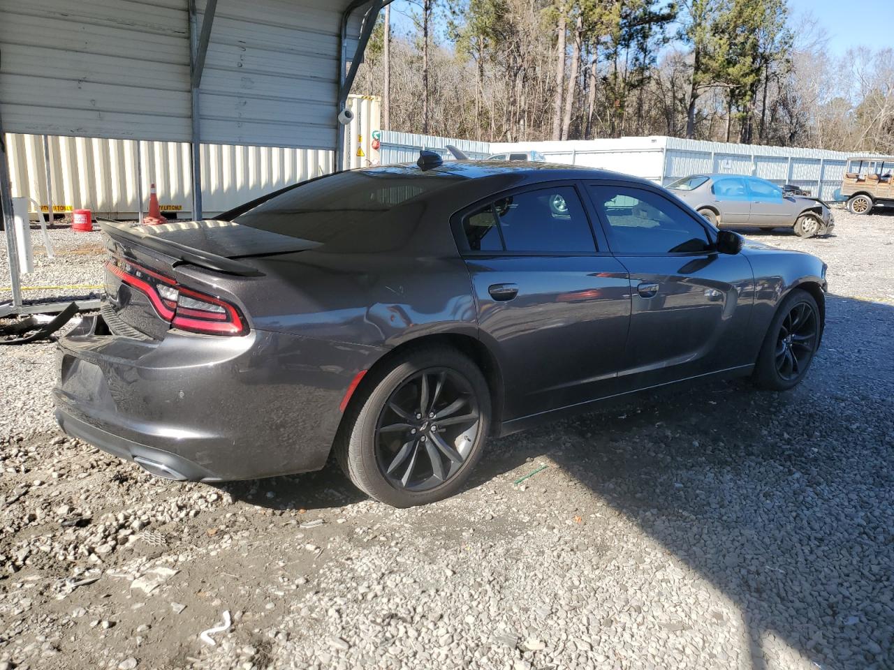 2018 Dodge Charger VIN 2C3CDXHG4JH313646 Copart auction photo, all over damage thumbnail 3