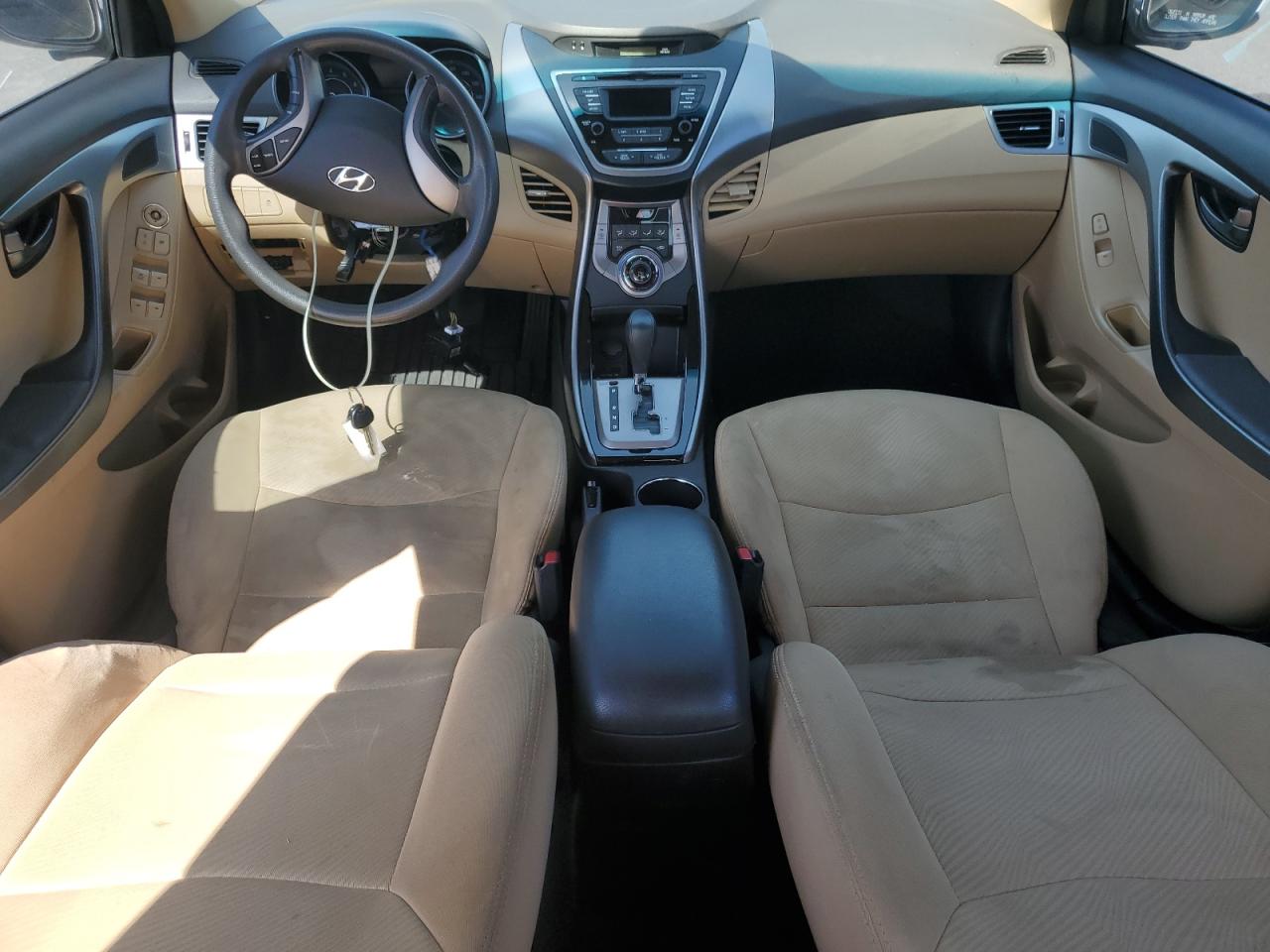 2013 Hyundai Elantra VIN 5NPDH4AE7DH371919 Copart auction photo, vandalism damage thumbnail 8