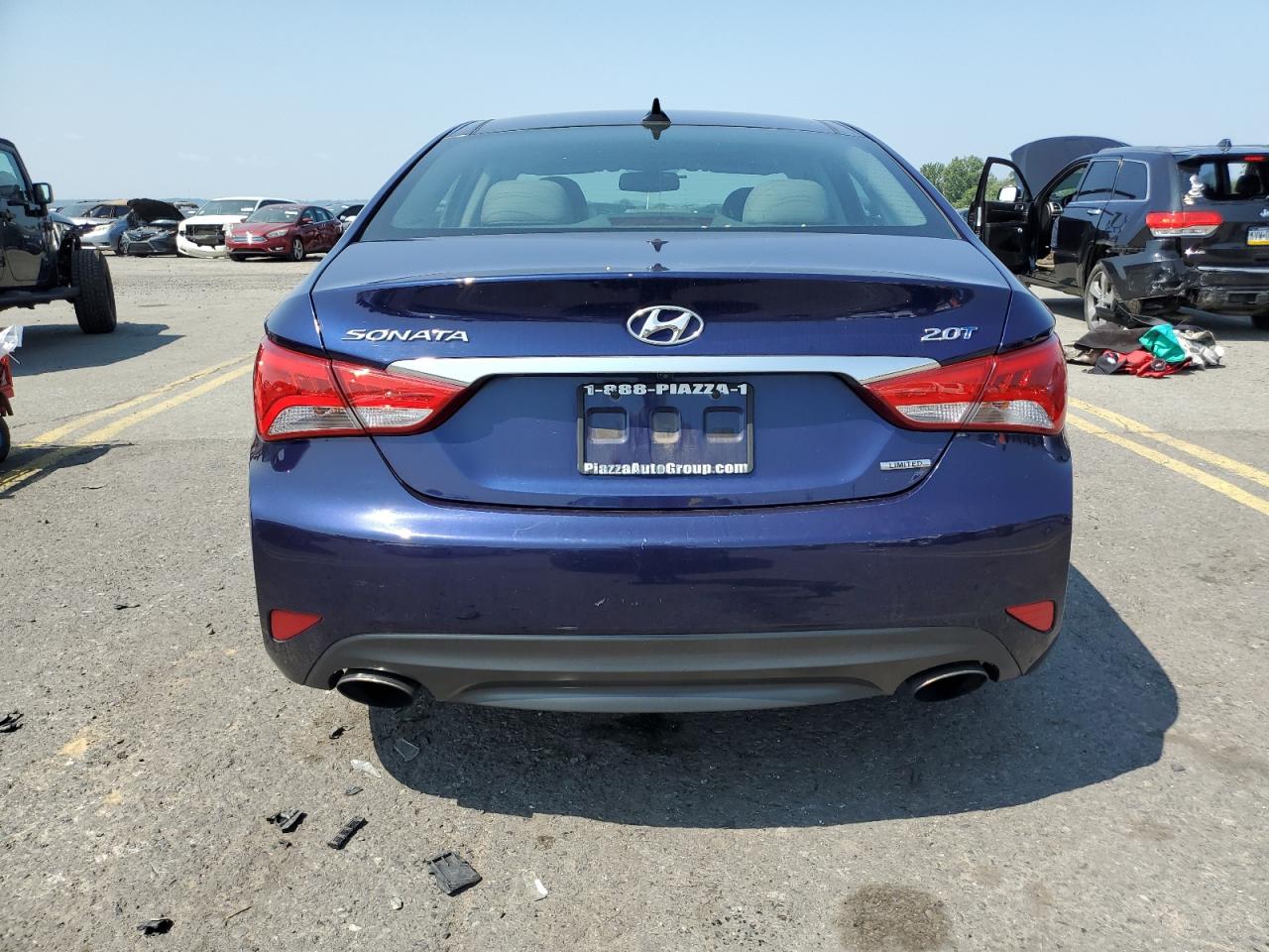 2014 Hyundai Sonata VIN 5NPEC4AB0EH814051 Copart auction photo, front end damage thumbnail 6
