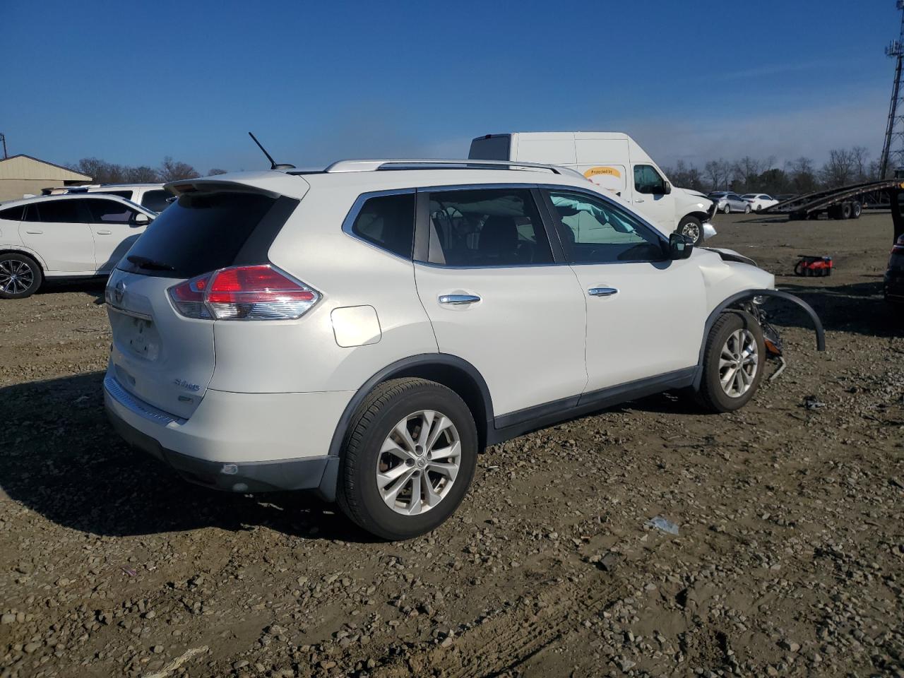 2014 Nissan Rogue VIN 5N1AT2MV7EC800924 Copart auction photo, front end damage thumbnail 3