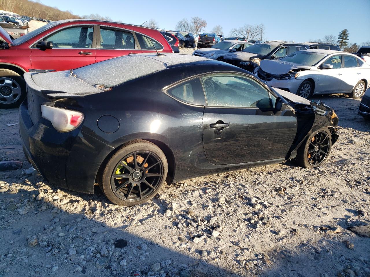 2014 Subaru BRZ VIN JF1ZCAC12E9605994 Copart auction photo, front end / undercarriage damage thumbnail 3
