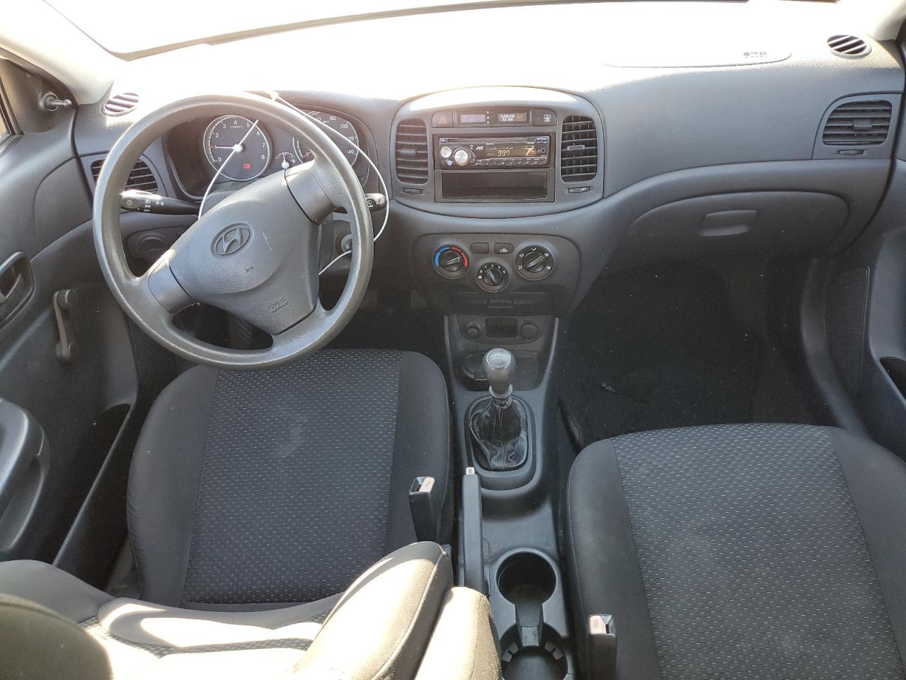 2010 Hyundai Accent VIN KMHCM3AC4AU172405 Copart auction photo, rear end / front end damage thumbnail 8