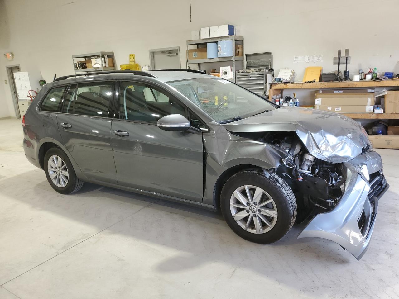 2019 Volkswagen Golf VIN 3VWY57AU4KM512582 Copart auction photo, front end damage thumbnail 4