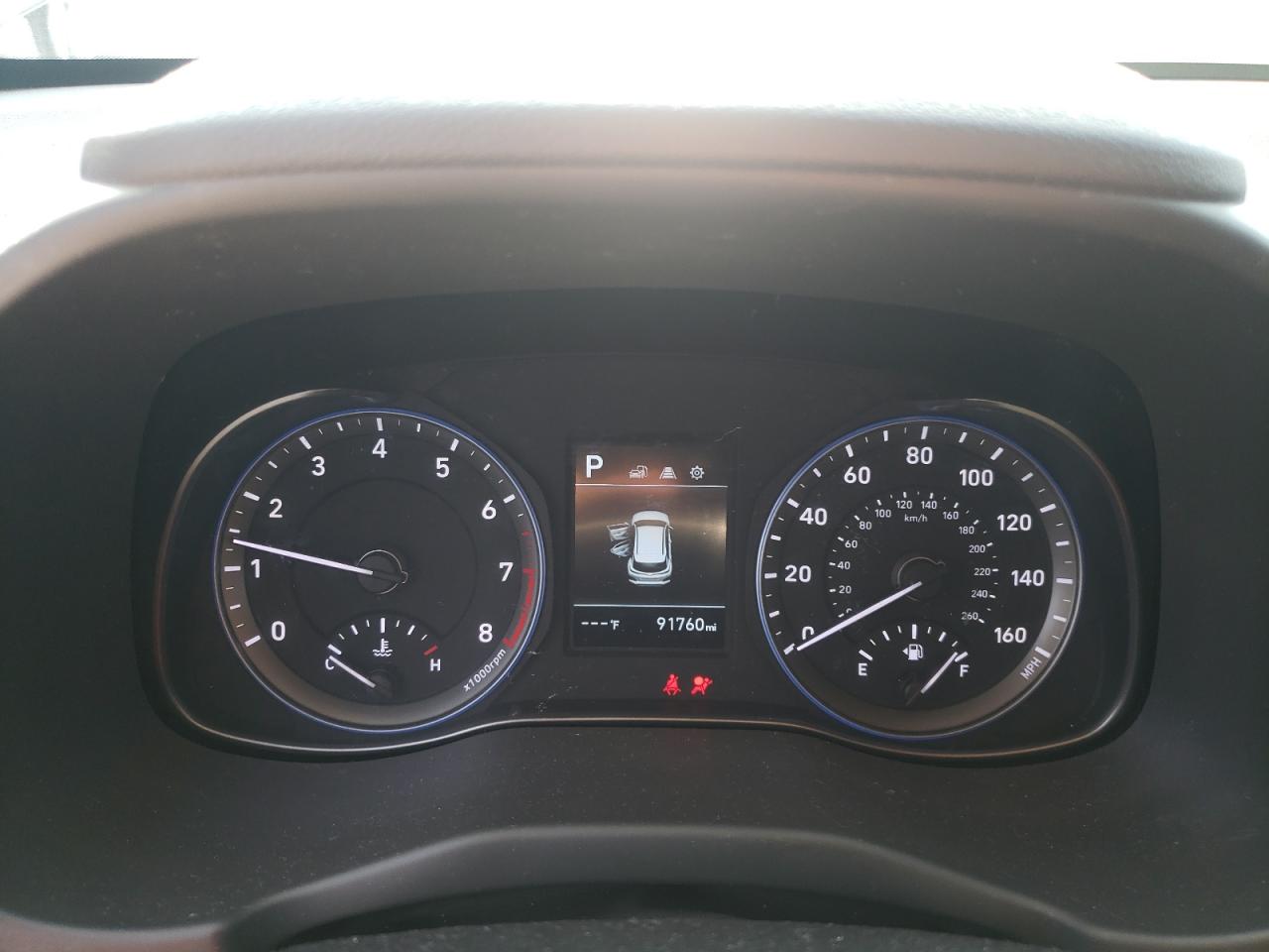 2019 Hyundai Kona VIN KM8K12AA9KU342725 Copart auction photo, front end / frame damage damage thumbnail 9