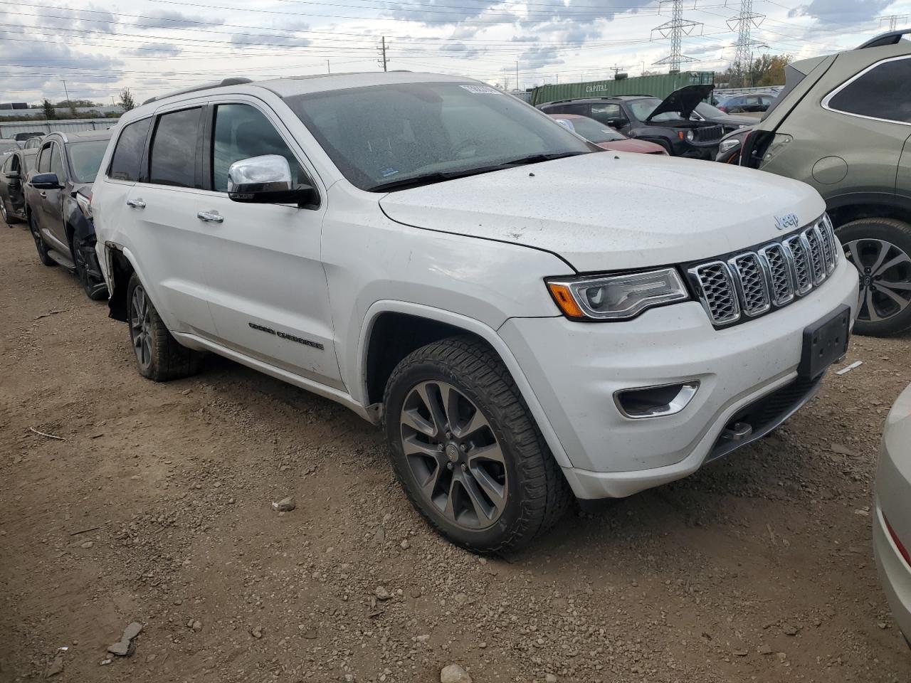 2017 Jeep Grand Cherokee VIN 1C4RJFCG5HC645737 Copart auction photo, rear end damage thumbnail 4