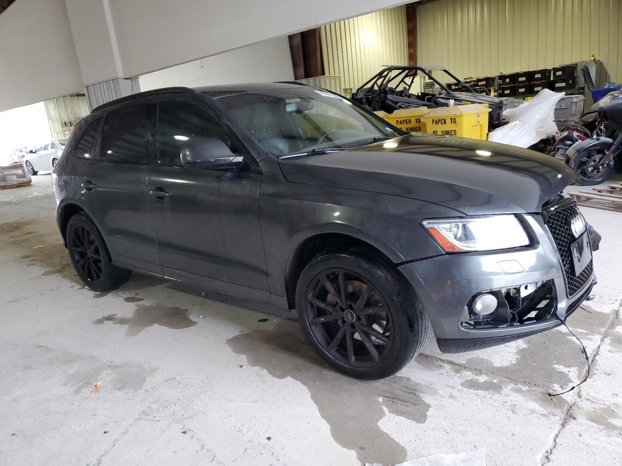 2015 Audi Q5 VIN WA1DGAFP2FA086576 Copart auction photo, burn damage thumbnail 4