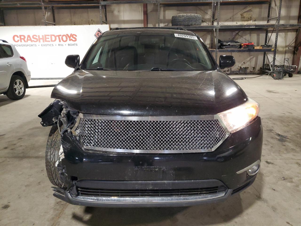 2012 Toyota Highlander VIN 5TDDK3EH2CS160765 Copart auction photo, front end / minor dent/scratches damage thumbnail 5