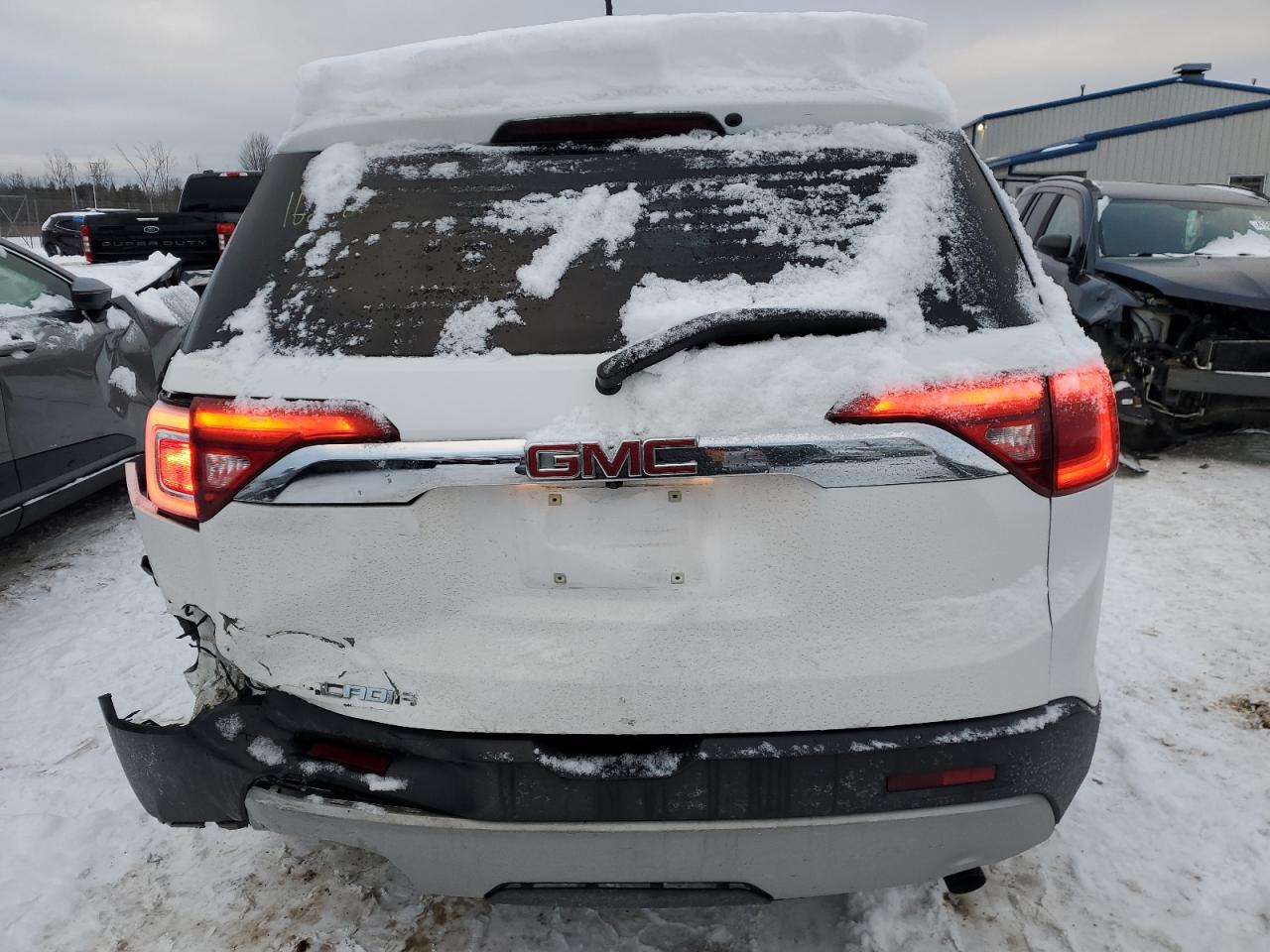 2019 GMC Acadia VIN 1GKKNKLA0KZ292813 Copart auction photo, rear end / front end damage thumbnail 6