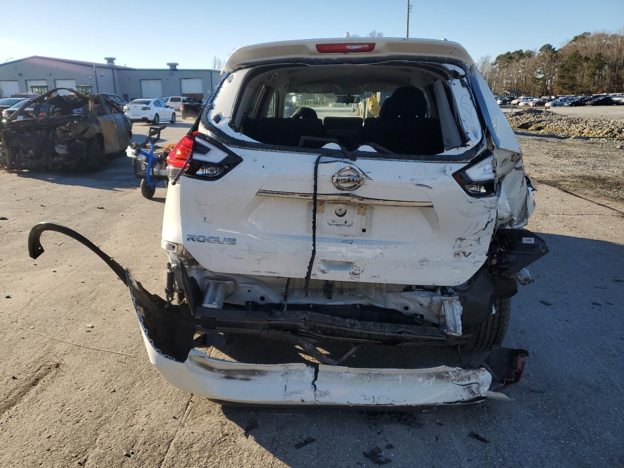 2017 Nissan Rogue VIN 5N1AT2MT3HC873498 Copart auction photo, all over damage thumbnail 6
