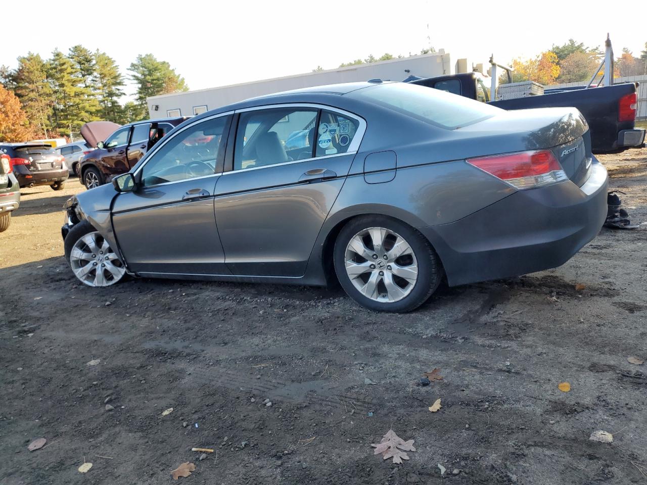 2010 Honda Accord VIN 1HGCP2F80AA013734 Copart auction photo, front end / undercarriage damage thumbnail 2