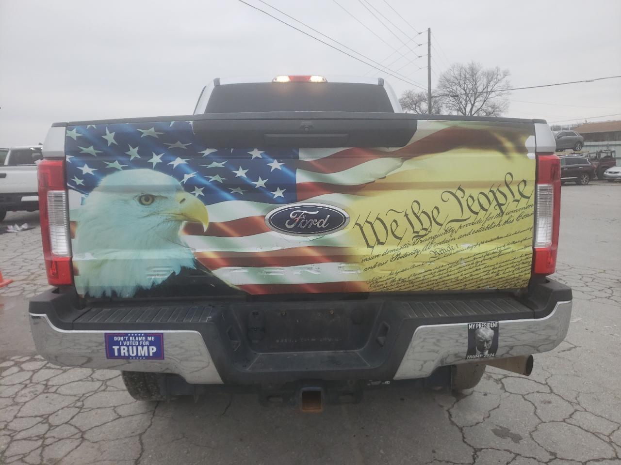 2018 Ford F250 VIN 1FT7W2B62JEB39366 Copart auction photo, side damage thumbnail 6