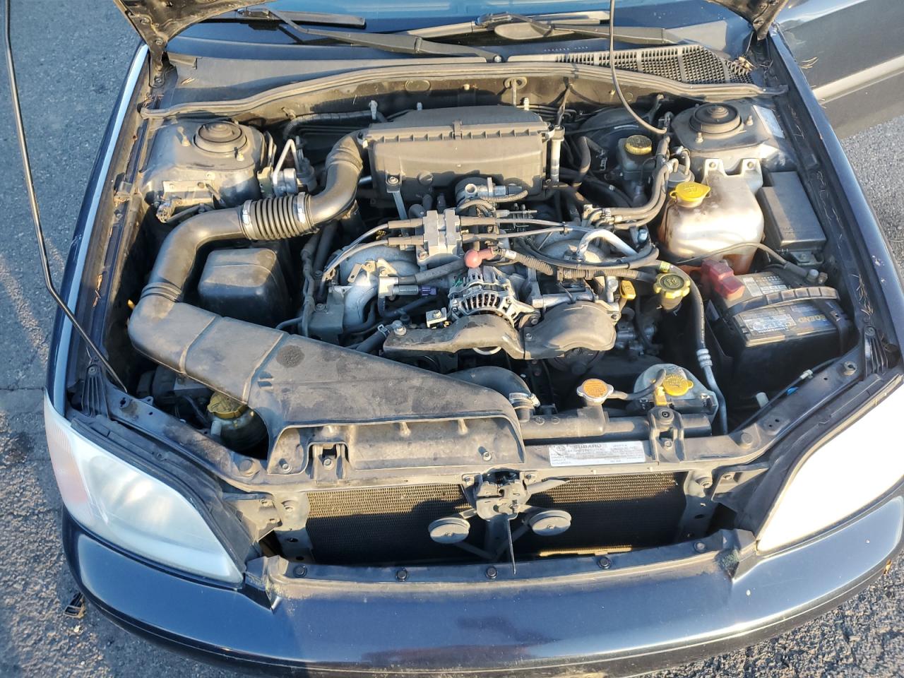 2001 Subaru Legacy VIN 4S3BH635017306331 Copart auction photo, all over / undercarriage damage thumbnail 11