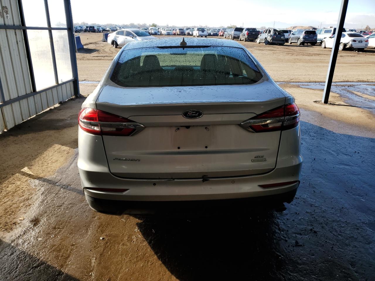 2019 Ford Fusion VIN 3FA6P0HD7KR255606 Copart auction photo, front end damage thumbnail 6