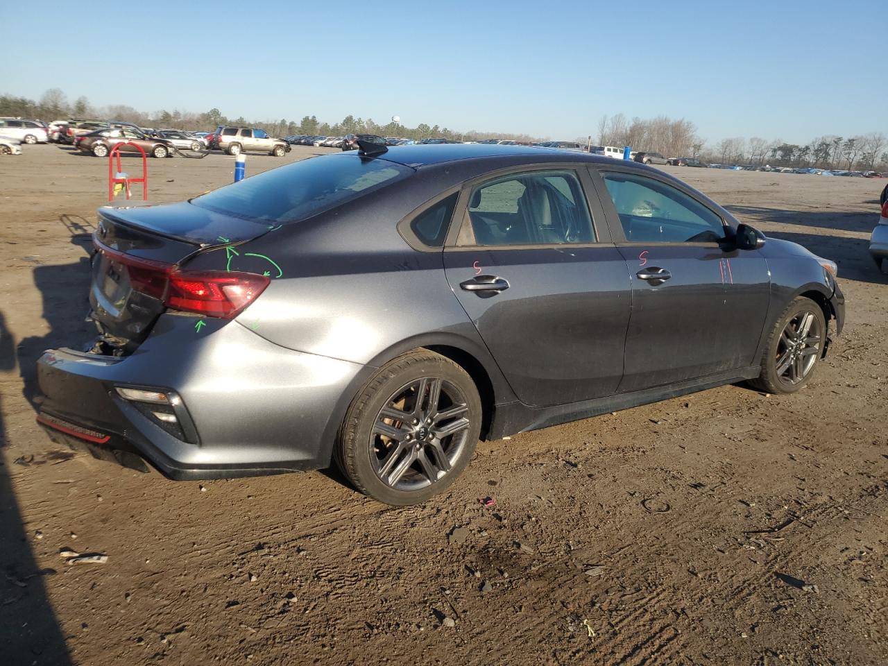 2020 KIA Forte VIN 3KPF34AD1LE229423 Copart auction photo, rear end / front end damage thumbnail 3