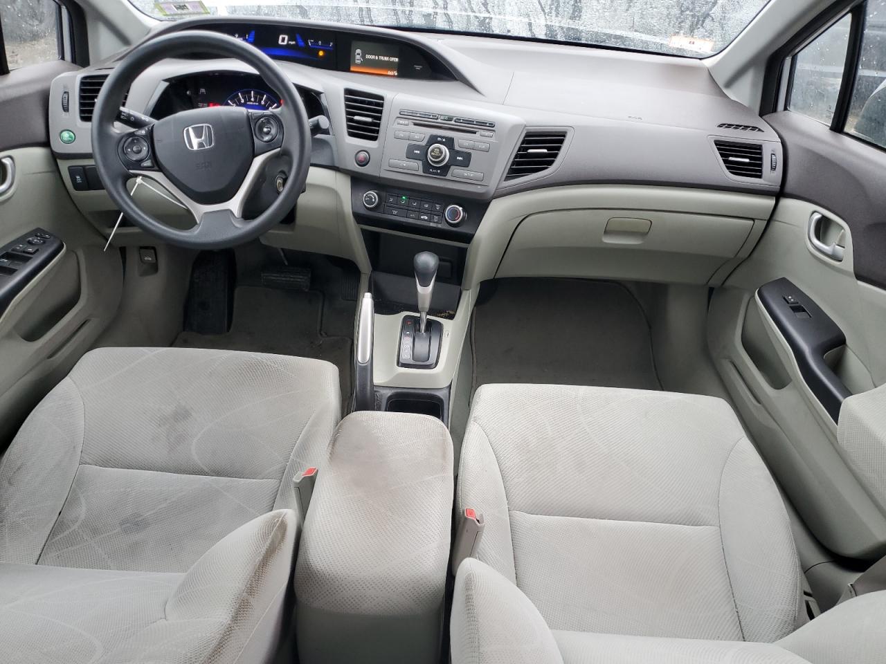 2012 Honda Civic VIN 2HGFB2F53CH575617 Copart auction photo, front end damage thumbnail 8
