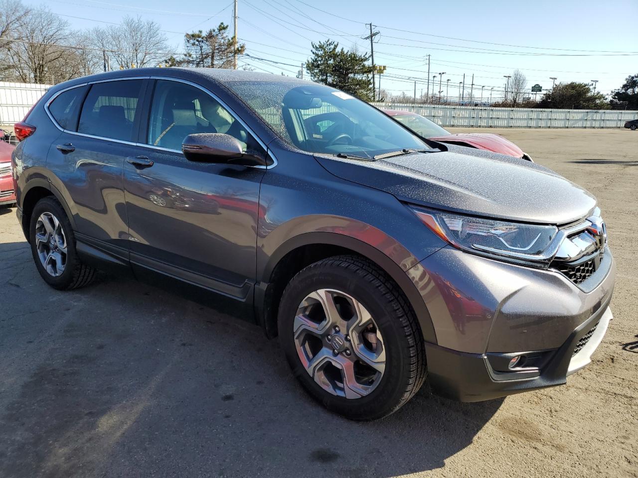 2019 Honda CR-V VIN 2HKRW2H89KH644517 Copart auction photo, side damage thumbnail 4