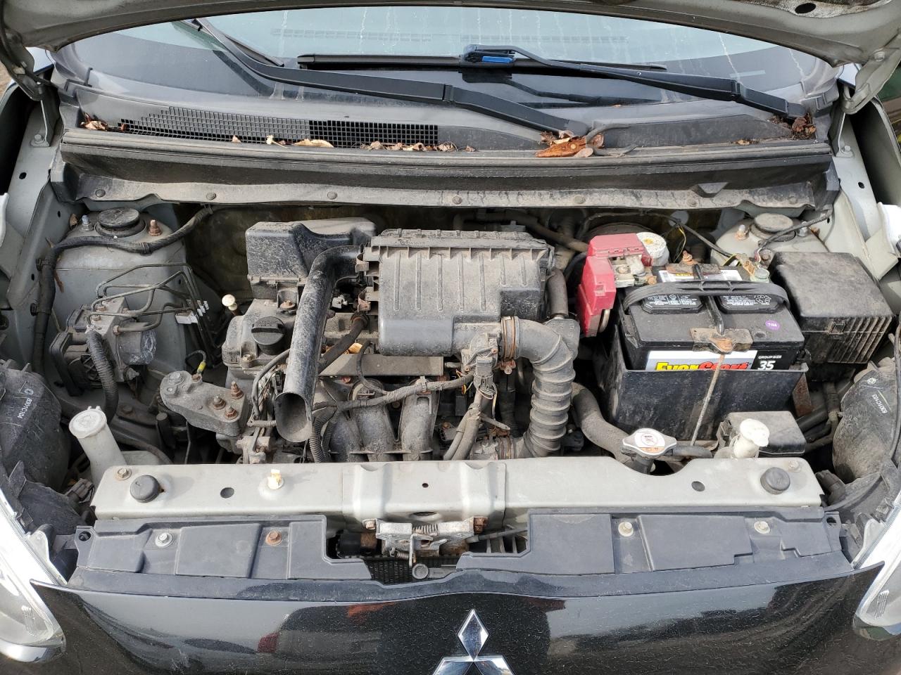 2015 Mitsubishi Mirage VIN ML32A3HJ6FH056333 Copart auction photo, rear end / all over damage thumbnail 11