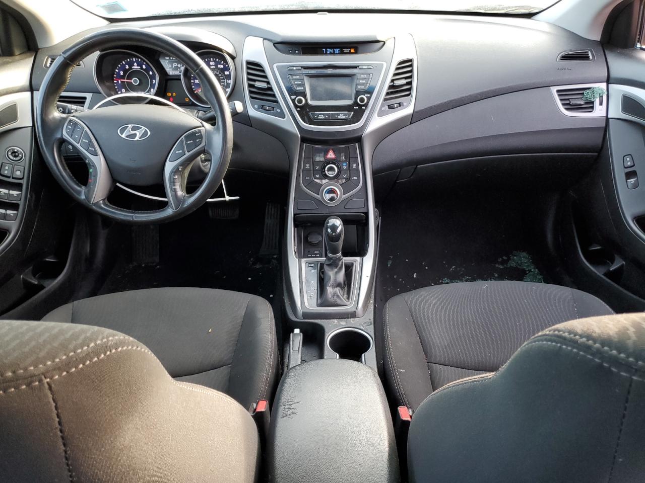 2015 Hyundai Elantra VIN 5NPDH4AE0FH584083 Copart auction photo, rear end / side damage thumbnail 8