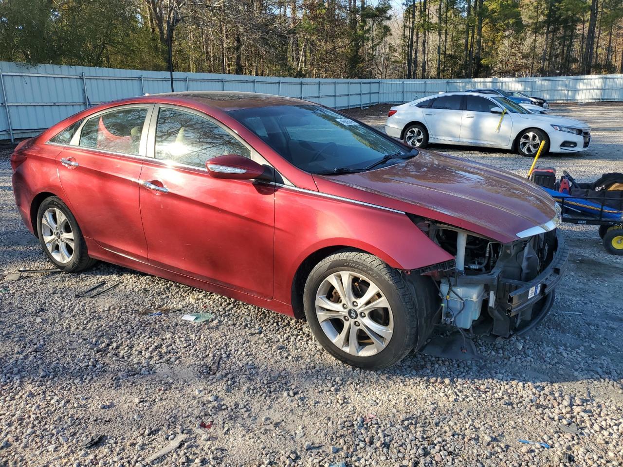 2011 Hyundai Sonata VIN 5NPEC4AC4BH129278 Copart auction photo, front end / minor dent/scratches damage thumbnail 4