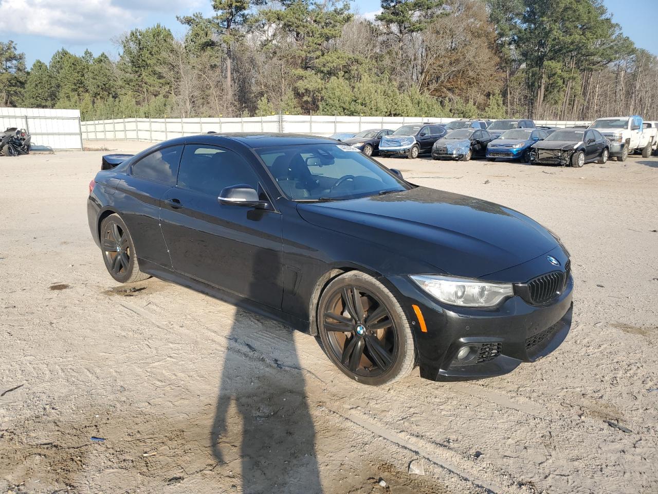 2017 BMW 4er VIN WBA4P1C55HK522422 Copart auction photo, rear end / front end damage thumbnail 4