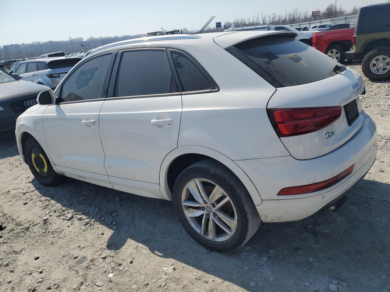 2018 Audi Q3 VIN WA1BCCFS4JR019586 Copart auction photo, rear end damage thumbnail 2