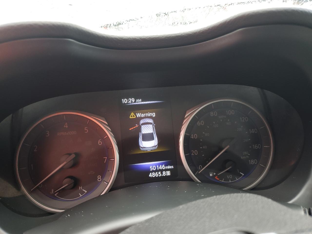2018 Infiniti Q60 VIN JN1CV7EK4JM200250 Copart auction photo, water/flood damage thumbnail 9