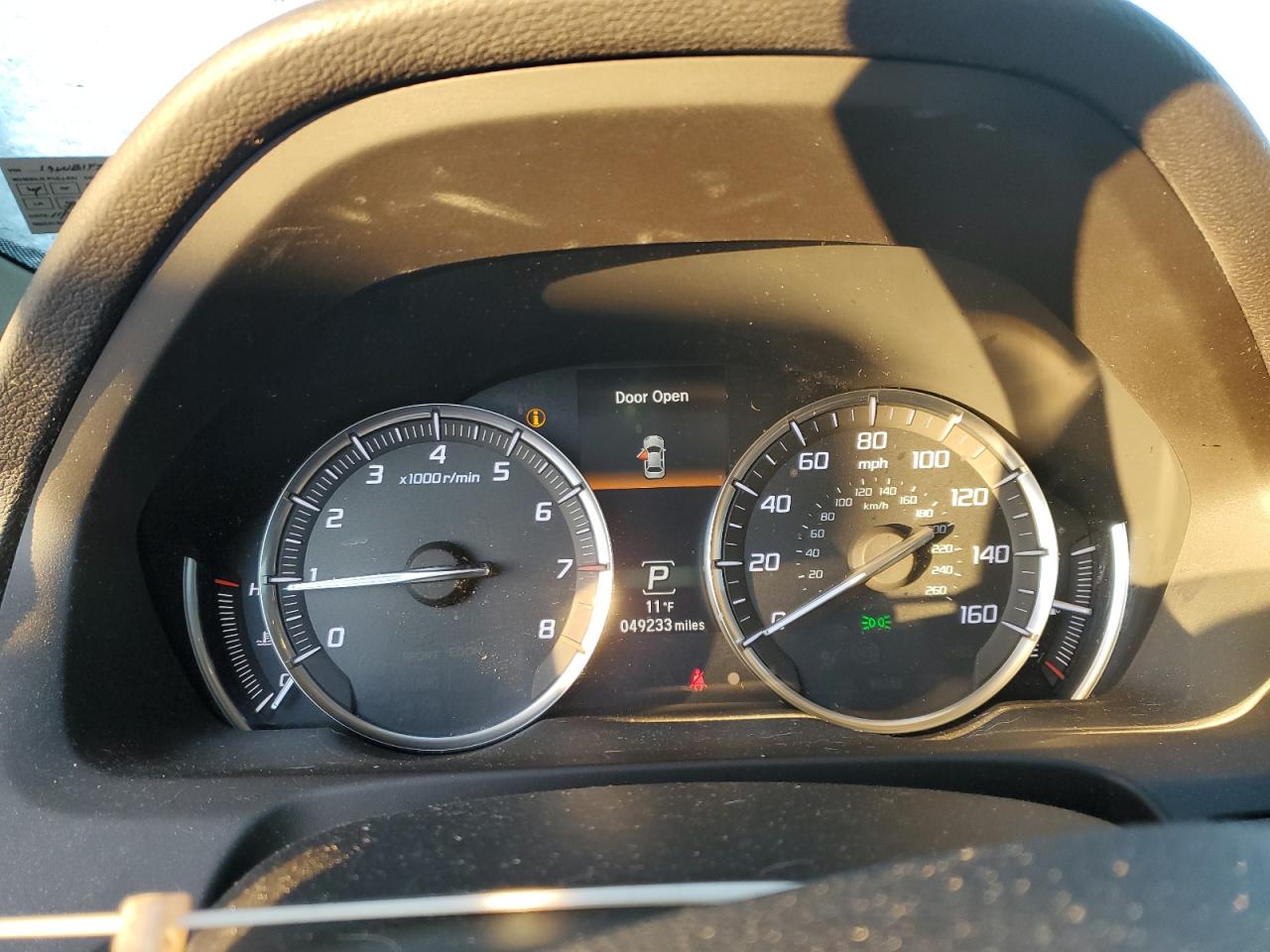 2020 Acura TLX VIN 19UUB1F31LA016081 Copart auction photo, rear end damage thumbnail 9